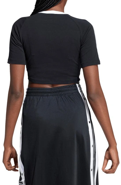 Adidas Originals 3-stripes Baby T-shirt In Black