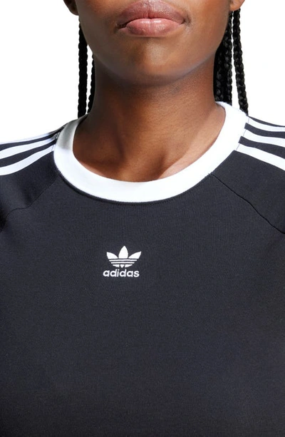 Adidas Originals 3-stripes Baby T-shirt In Black