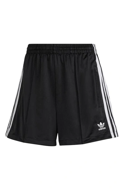 Shop Adidas Originals Firebird Recycled Polyester Shorts In Black