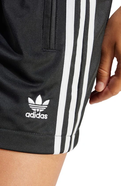 Shop Adidas Originals Firebird Recycled Polyester Shorts In Black