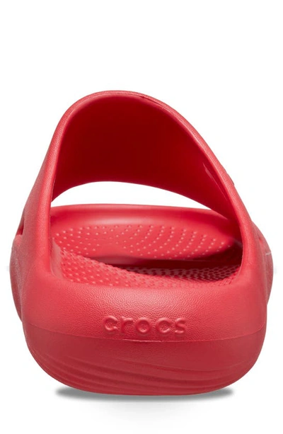 Shop Crocs Mellow Recovery Waterproof Slide Sandal In Varsity