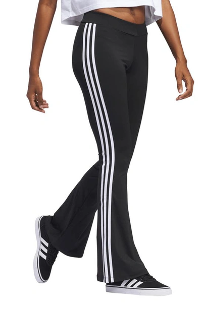 Shop Adidas Originals Flare Leggings In Black