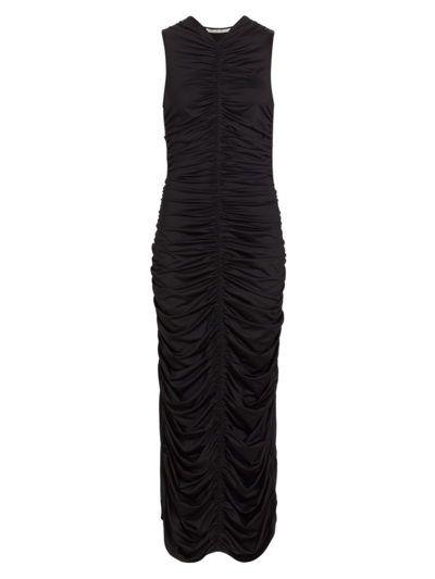 Shop Marie Oliver Women's Roxie Ruched Maxi Dress In Black