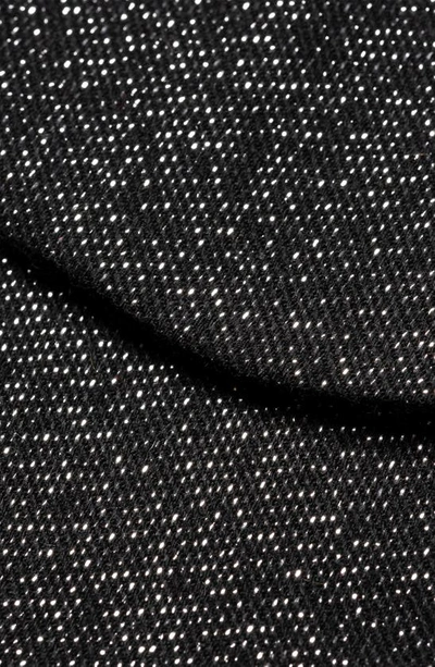 Shop Eton Glitter Effect Silk Blend Bow Tie In Black