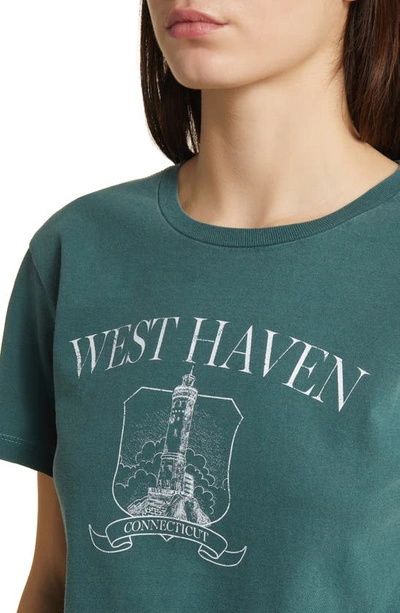 Shop Golden Hour West Haven Lighthouse Graphic T-shirt In Washed Ponderosa Pine
