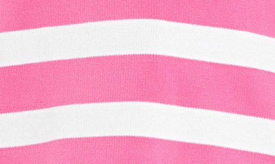 Shop English Factory Stripe Turtleneck Sweater In Pink/ White