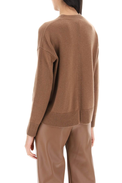 Shop 's Max Mara Venezia Wool And Cashmere Sweater In Brown