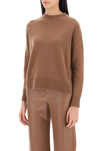 Shop 's Max Mara Venezia Wool And Cashmere Sweater In Brown