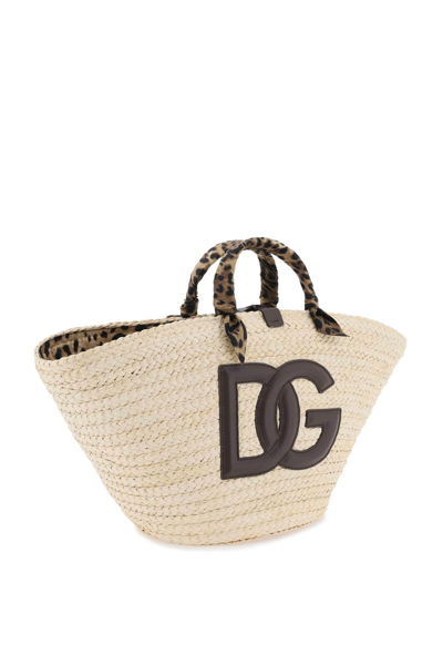 Shop Dolce & Gabbana Kendra Tote Bag In Beige,brown