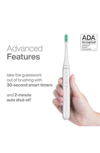 Shop Aquasonic Icon Rechargeable Power Toothbrush In White