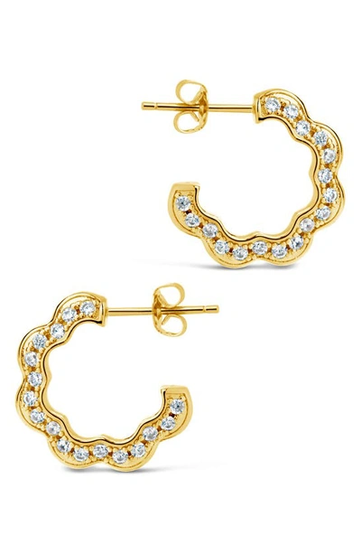 Sterling Forever Marisole Hoop Earrings In Gold