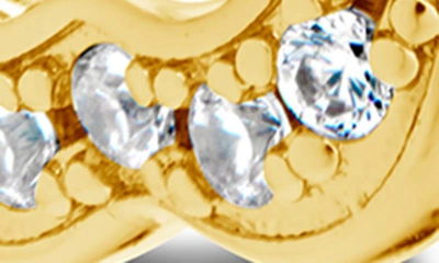 Sterling Forever Marisole Hoop Earrings In Gold