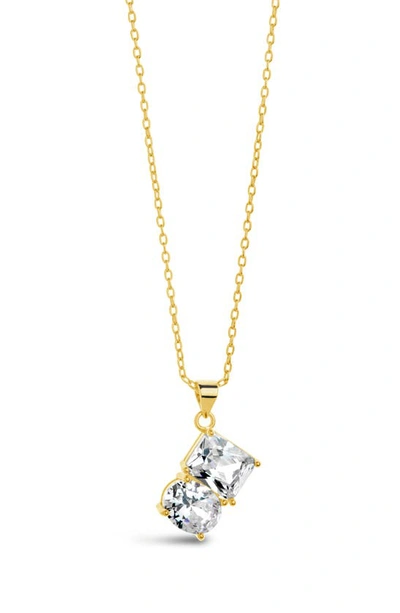 Sterling Forever Marla Pendant Necklace In Gold
