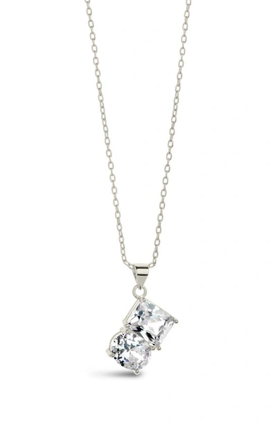 Sterling Forever Marla Pendant Necklace In Silver