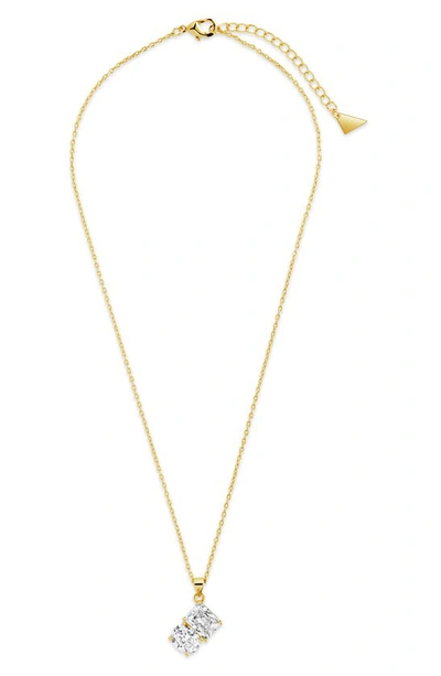 Sterling Forever Marla Pendant Necklace In Gold