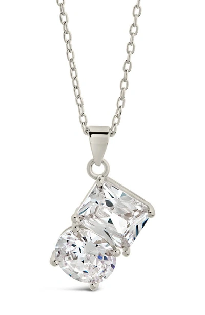 Sterling Forever Marla Pendant Necklace In Silver
