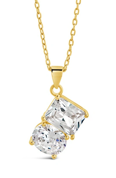 Sterling Forever Marla Pendant Necklace In Gold