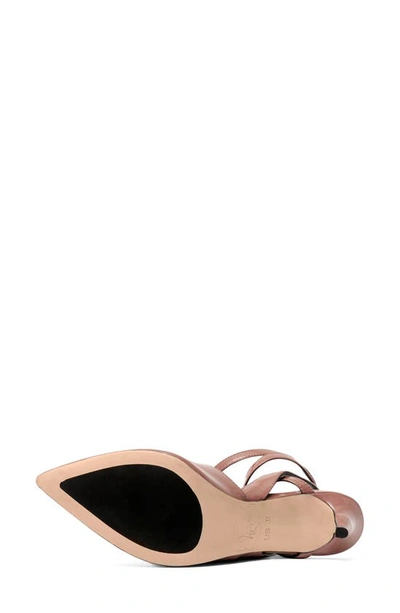 Anthony Veer Ava Wrap Ankle Strap Pump In Mid Pink