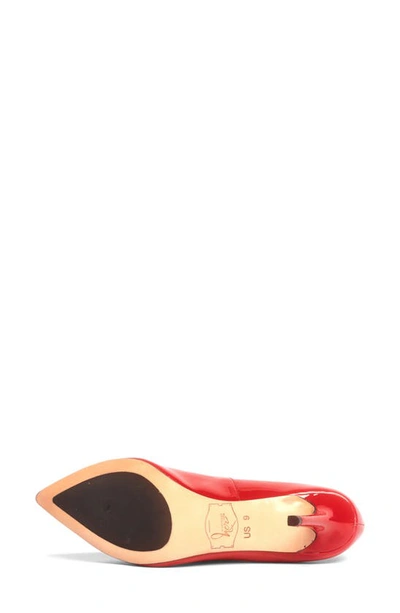 Shop Anthony Veer Edith Stiletto Pump In Fire Red