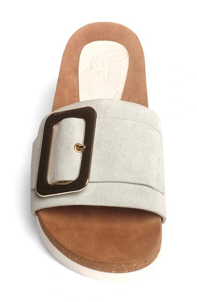 Anthony Veer Clare Slide Sandal In White