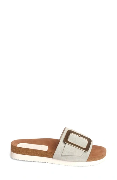 Anthony Veer Clare Slide Sandal In White