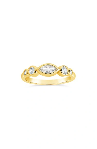 Shop Sterling Forever Mylena Ring In Gold