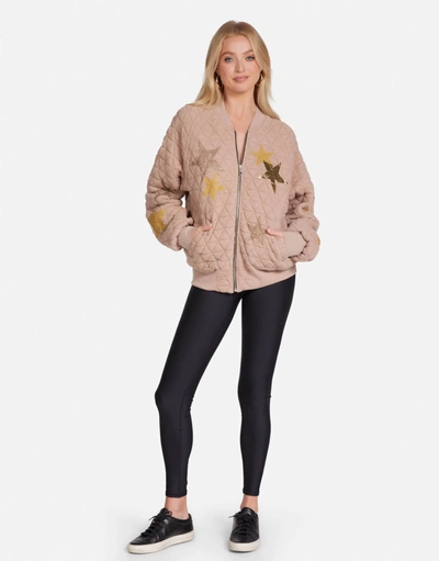 Lauren Moshi Arlette Gold Crystal Multi Stars In Sand Dune