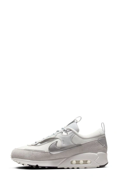 Shop Nike Air Max 90 Futura Sneaker In Platinum/ Metallic Silver
