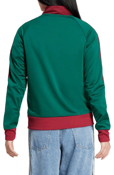 Shop Adidas Originals Mexico Dna Soccer Track Jacket In Collegiate Green