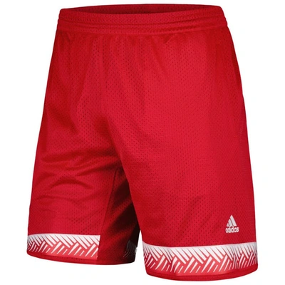 Shop Adidas Originals Adidas Scarlet Nebraska Huskers Swingman Replica Basketball Shorts