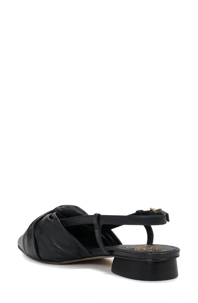 Shop Vince Camuto Jyle Slingback Pointed Toe Flat In Black