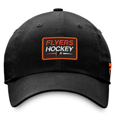 Shop Fanatics Branded  Black Philadelphia Flyers Authentic Pro Prime Adjustable Hat