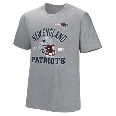 Shop Nfl Gray New England Patriots Tackle Adaptive T-shirt