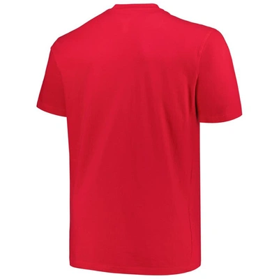 Shop Champion Red Louisville Cardinals Big & Tall Arch Over Logo T-shirt
