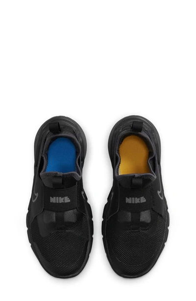 Shop Nike Flex Runner 2 Slip-on Running Shoe In Black/ Pewter Anthracite/ Blue