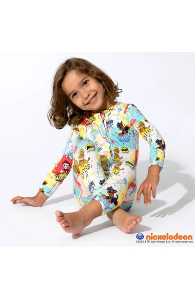 Shop Bellabu Bear X Nickelodeon™ Kids' Paw Patrol Convertible Footie Pajamas In Red