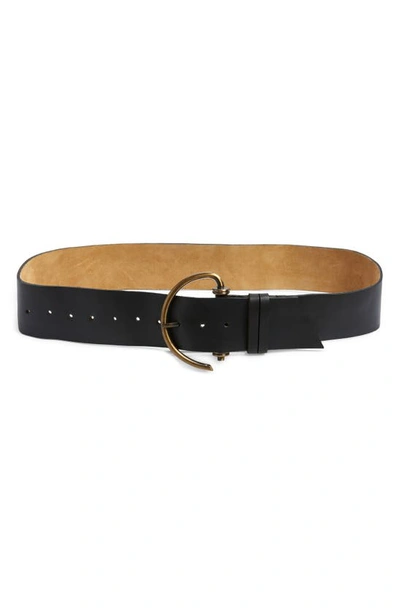 Shop Ada Emmi Leather Belt In Black