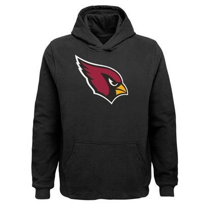 Shop Outerstuff Youth Black Arizona Cardinals Team Logo Pullover Hoodie