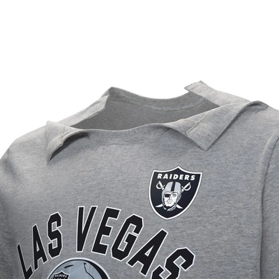 Shop Nfl Gray Las Vegas Raiders Tackle Adaptive T-shirt