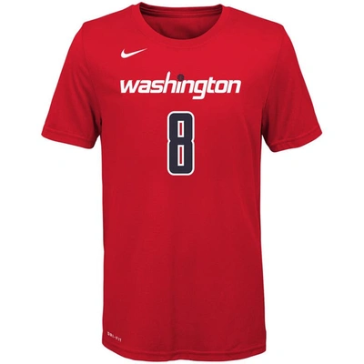 Shop Nike Youth  Rui Hachimura Red Washington Wizards Name & Number Performance T-shirt