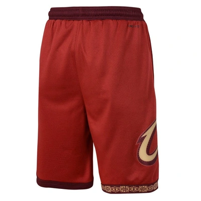 Shop Nike Youth  Red Cleveland Cavaliers 2023/24 City Edition Swingman Performance Shorts