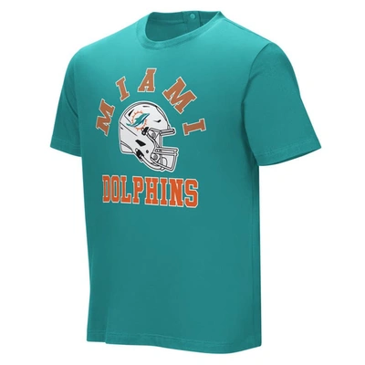 Shop Nfl Aqua Miami Dolphins Field Goal Assisted T-shirt