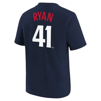 Shop Nike Youth  Joe Ryan Navy Minnesota Twins Name & Number T-shirt
