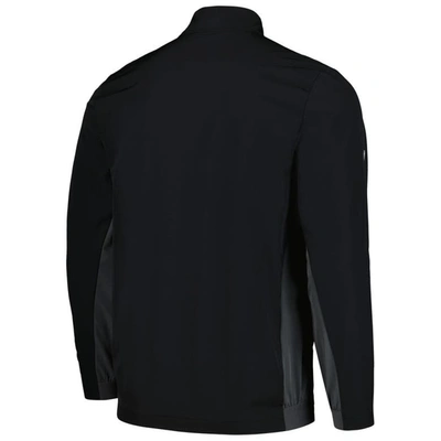 Shop Levelwear Black Chicago Bulls Harrington Full-zip Jacket