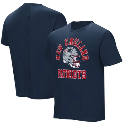 Shop Nfl Navy New England Patriots Field Goal Assisted T-shirt
