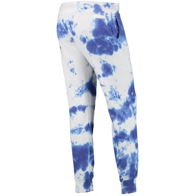 Shop Dkny Sport White/royal New York Mets Melody Tie-dye Jogger Pants