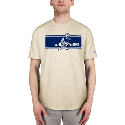 Shop New Era Cream Dallas Cowboys Third Down Big & Tall Historic T-shirt