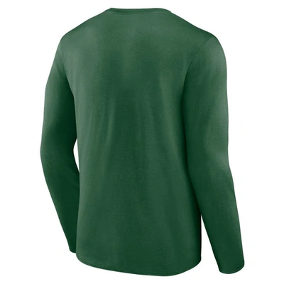 Shop Fanatics Branded Green New York Jets Big & Tall Wordmark Long Sleeve T-shirt