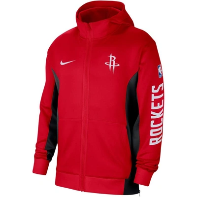 Shop Nike Red Houston Rockets 2023/24 Authentic Showtime Full-zip Hoodie