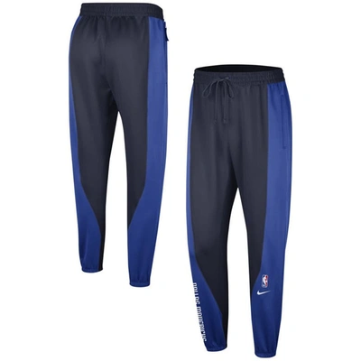 Shop Nike Blue/navy Dallas Mavericks 2023/24 Authentic Showtime Pants